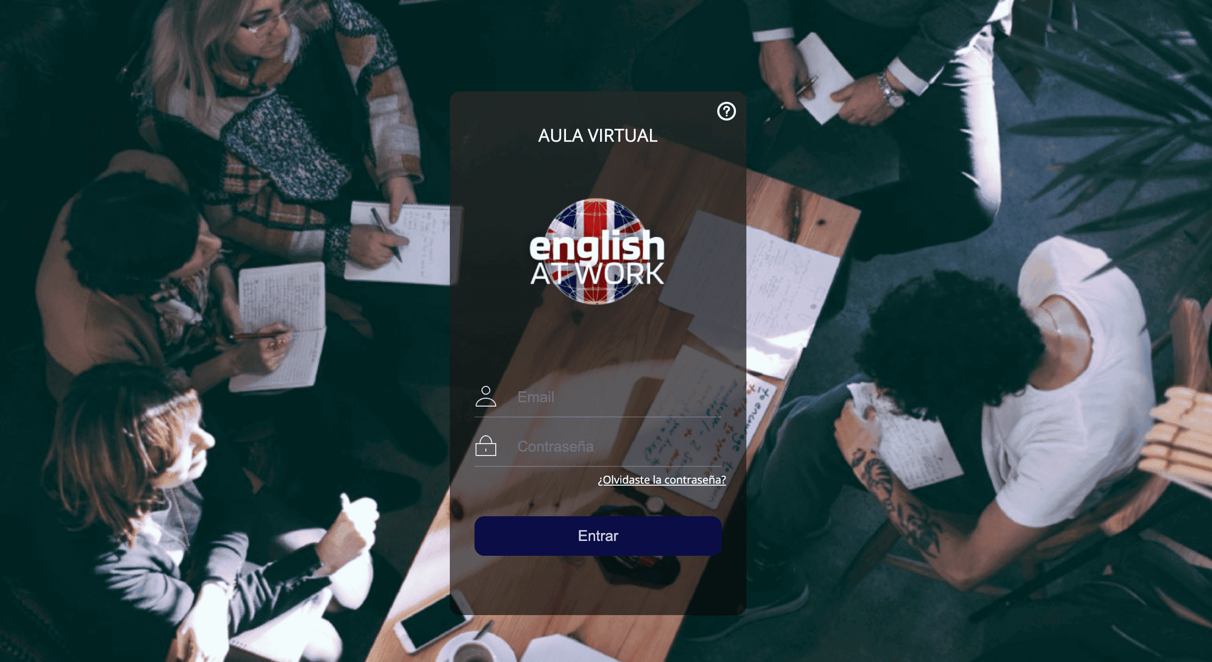 aula virtual de idiomas